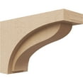 thumbnail image 1 of 5"W x 15"D x 10"H Classic Helena Rough Cedar Woodgrain TimberThane Corbel, Primed Tan, 1 of 6
