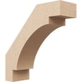 thumbnail image 1 of Ekena Millwork 5"W x 16"D x 16"H Merced Rough Cedar Woodgrain TimberThane Knee Brace, Primed, 1 of 6