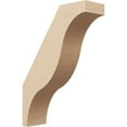 thumbnail image 1 of Ekena Millwork 5"W x 16"D x 22"H Funston Rough Cedar Woodgrain TimberThane Knee Brace, Primed, 1 of 6