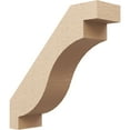 thumbnail image 1 of Ekena Millwork 5"W x 18"D x 18"H Copenhagen Rough Cedar Woodgrain TimberThane Knee Brace, Primed, 1 of 6