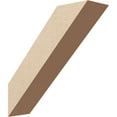thumbnail image 1 of Ekena Millwork 5"W x 18"D x 18"H Traditional Rough Cedar Woodgrain TimberThane Knee Brace, Primed, 1 of 6