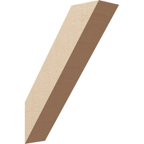 Ekena Millwork 5"W x 18"D x 24"H Traditional Rough Cedar Woodgrain TimberThane Knee Brace, Primed