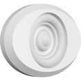 thumbnail image 1 of Ekena Millwork 5"W x 3 1/4"H x 1/2"P Standard Dalton Bullseye Rosette with Beveled Edge, 1 of 4