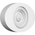 thumbnail image 1 of Ekena Millwork 5"W x 3 1/4"H x 1/2"P Standard Dalton Bullseye Rosette with Square Edge (2-Pack), 1 of 4
