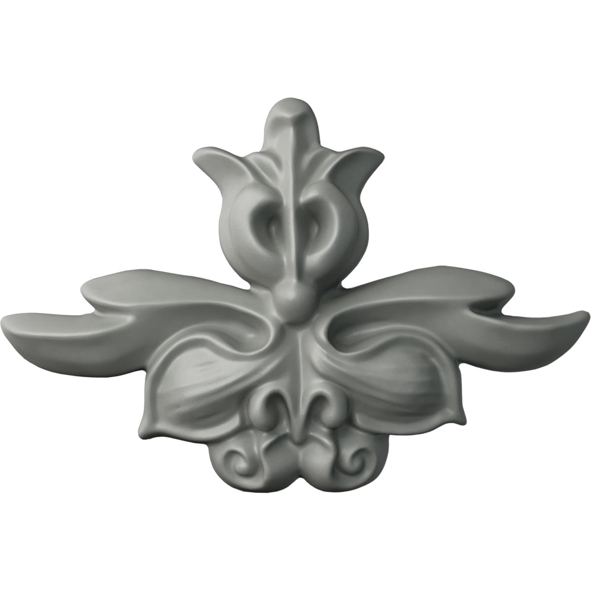Gray Polyurethane Architectural Ribbon Center Onlay