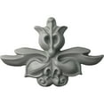 thumbnail image 1 of Ekena Millwork 5"W x 3 1/4"H x 3/4"P Ribbon Center Onlay, 1 of 6