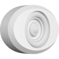 thumbnail image 1 of Ekena Millwork 5"W x 3 1/4"H x 3/4"P Standard Dalton Bullseye Rosette with Beveled Edge (2-Pack), 1 of 4