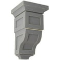 thumbnail image 1 of Ekena Millwork 5"W x 5 3/4"D x 10"H Medium Reyes Wood Vintage Decor Corbel, Pebble Grey, 1 of 6