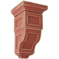 thumbnail image 1 of Ekena Millwork 5"W x 5 3/4"D x 10"H Medium Reyes Wood Vintage Decor Corbel, Salvage Red, 1 of 6