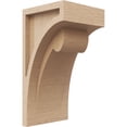 thumbnail image 1 of 5"W x 5"D x 10"H Wide Viola Rough Cedar Woodgrain TimberThane Corbel, Primed Tan, 1 of 6