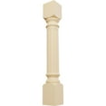 thumbnail image 1 of Ekena Millwork 5"W x 5"D x 35 1/2"H Richmond Fluted Cabinet Column (Top Block: 6", Bottom Block: 7"), Maple, 1 of 7