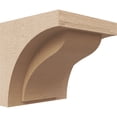 thumbnail image 1 of 5"W x 5"D x 5"H Wide Helena Rough Cedar Woodgrain TimberThane Corbel, Primed Tan, 1 of 6