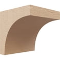 thumbnail image 1 of 5"W x 5"D x 5"H Wide Stockport Rough Cedar Woodgrain TimberThane Corbel, Primed Tan, 1 of 6