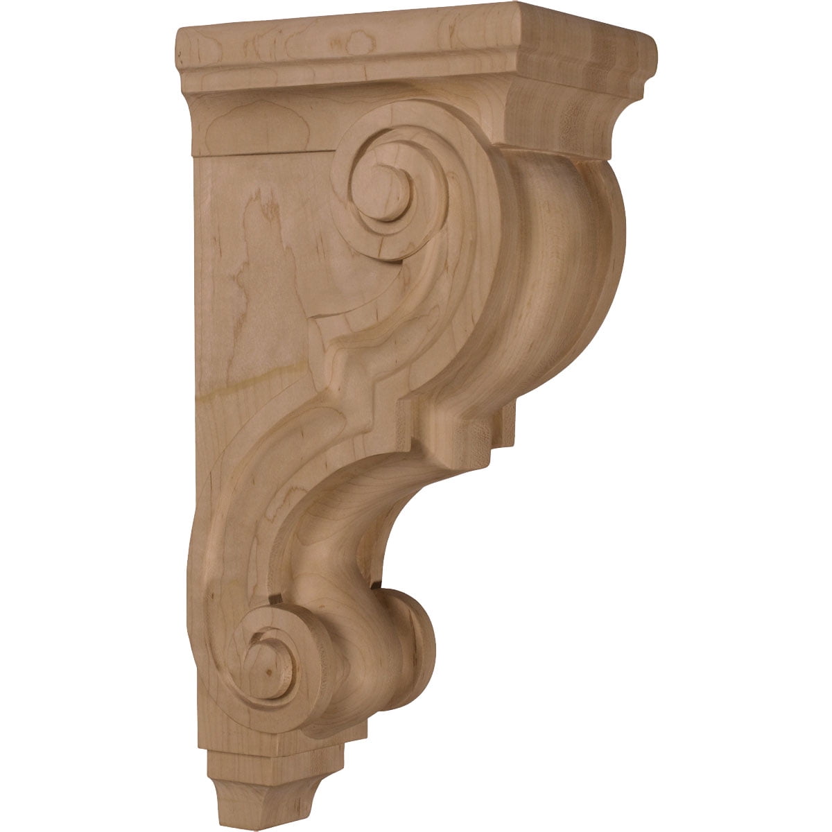 Large Alder Painted Traditional Wood Corbel
