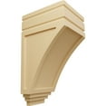 thumbnail image 1 of Ekena Millwork 5"W x 6"D x 10 1/2"H Medium San Juan Wood Corbel, Alder, 1 of 4