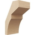 thumbnail image 1 of Ekena Millwork 5"W x 6"D x 10"H Monterey Rough Cedar Woodgrain TimberThane Knee Brace, Primed, 1 of 6