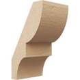 thumbnail image 1 of Ekena Millwork 5"W x 6"D x 10"H Ridgewood Rough Cedar Woodgrain TimberThane Knee Brace, Primed, 1 of 6