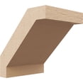 thumbnail image 1 of Ekena Millwork 5"W x 6"D x 6"H Burlington Rough Cedar Woodgrain TimberThane Knee Brace, Primed, 1 of 6