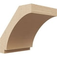 thumbnail image 1 of Ekena Millwork 5"W x 6"D x 6"H Imperial Rough Cedar Woodgrain TimberThane Knee Brace, Primed, 1 of 6