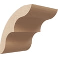 thumbnail image 1 of Ekena Millwork 5"W x 6"D x 6"H Ozark Rough Cedar Woodgrain TimberThane Knee Brace, Primed, 1 of 6