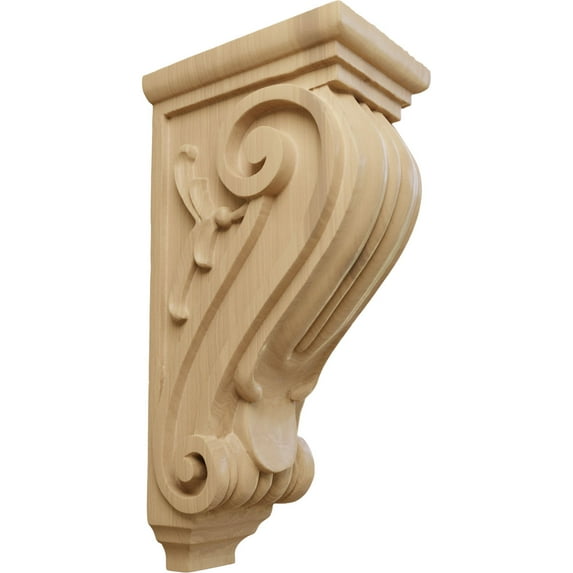 Ekena Millwork 5"W x 7"D x 14"H Large Classical Corbel, Cherry
