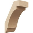 thumbnail image 1 of Ekena Millwork 5"W x 8"D x 12"H Aspen Rough Cedar Woodgrain TimberThane Knee Brace, Primed, 1 of 6
