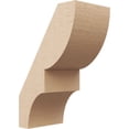 thumbnail image 1 of Ekena Millwork 5"W x 8"D x 12"H Ridgewood Rough Cedar Woodgrain TimberThane Knee Brace, Primed, 1 of 6