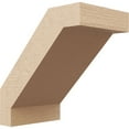 thumbnail image 1 of Ekena Millwork 5"W x 8"D x 8"H Burlington Rough Cedar Woodgrain TimberThane Knee Brace, Primed, 1 of 6