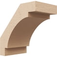 thumbnail image 1 of Ekena Millwork 5"W x 8"D x 8"H Merced Rough Cedar Woodgrain TimberThane Knee Brace, Primed, 1 of 6