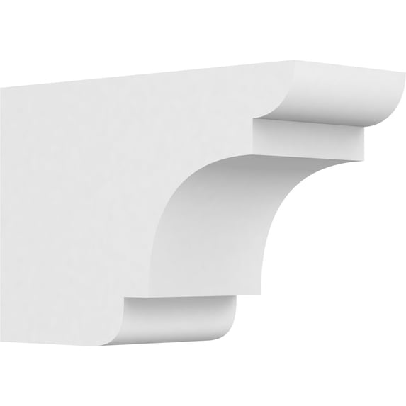 Ekena Millwork 5"W x 8"H X 12"L Standard New Brighton Architectural Grade PVC Rafter Tail