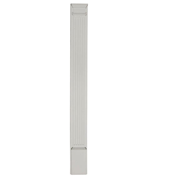 Ekena Millwork 5"W x 90"H x 2"D with 13 3/8" Attached Plinth, Fluted Pilaster (each)