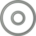 thumbnail image 1 of Ekena Millwork 51"OD x 43"ID Ceiling Ring with 20 7/8"OD Ceiling Medallion Holmdel Light Accent Kit, 1 of 9