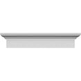 thumbnail image 1 of Ekena Millwork 55" Bottom Width x 59 3/4" Top Width x 6 1/4"H x 1 3/4"P Strickland Crosshead, 1 of 24