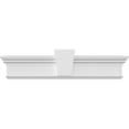 thumbnail image 1 of Ekena Millwork 56" Bottom Width x 59 7/8" Top Width x 7 1/4"H x 1"P Traditional Crosshead w/ Flat Keystone, 1 of 24