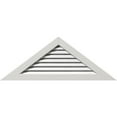 thumbnail image 1 of Ekena Millwork 56"W x 28"H Triangle Gable Vent (68 1/8"W x 34"H Frame Size) 12/12 Pitch Functional, PVC Gable Vent with 1" x 4" Flat Trim Frame, 1 of 14