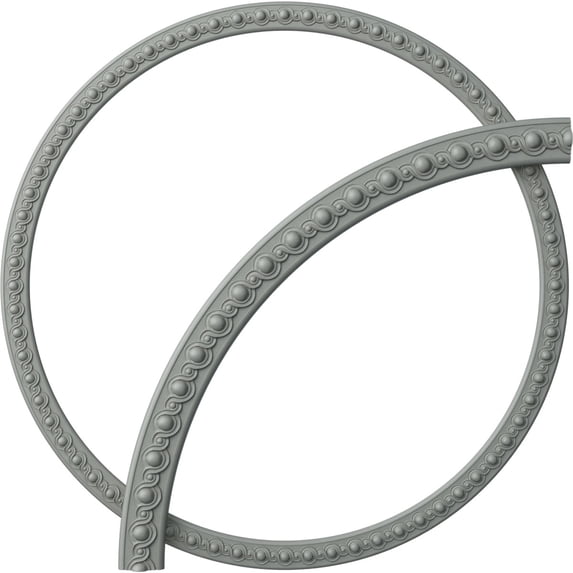 Ekena Millwork 59 1/8"OD x 53 1/8"ID x 3"W x 1"P Hillsborough Ceiling Ring Kit