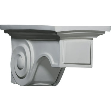 Ekena Millwork 6 1/4"W x 11 3/4"D x 5 7/8"H Giana Bracket (2-Pack)