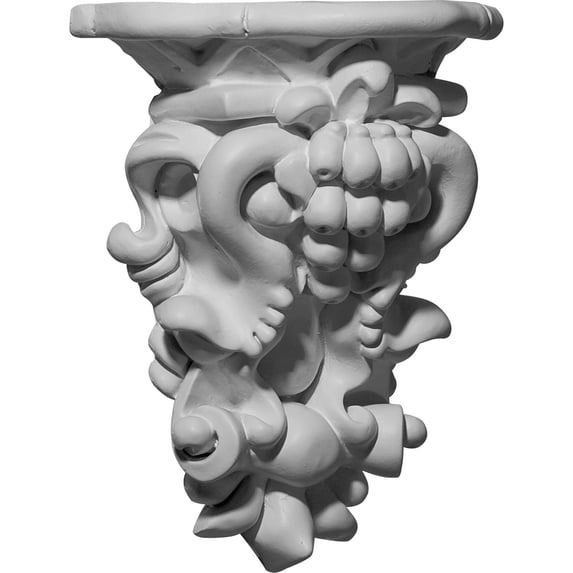Ekena Millwork 6 1/8"W x 3 1/8"D x 7 1/2"H Olive Cluster Corbel (6-Pack)