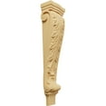 thumbnail image 1 of Ekena Millwork 6 3/4"W x 4 1/4"D x 27 1/2"H Extra Large Acanthus Pilaster Corbel, Alder, 1 of 4