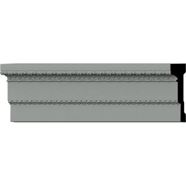Ekena Millwork 6"H x 1 5/8"P x 94 1/2"L Acanthus Leaf Chair Rail