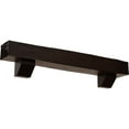 thumbnail image 1 of Ekena Millwork 6"H x 10"D x 48"W Knotty Pine Faux Wood Fireplace Mantel Kit with Ashford Corbels, Premium Mahogany, 1 of 10