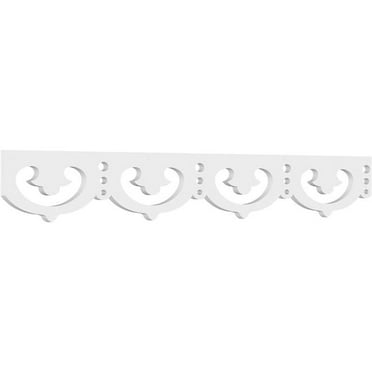 Ekena Millwork 6"H x 5/8"P x 48"L Carmella Architectural Grade PVC Running Trim