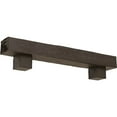 thumbnail image 1 of Ekena Millwork 6"H x 6"D x 48"W Rough Cedar Faux Wood Fireplace Mantel Kit w/ Alamo Corbels, Natural Honey Dew, 1 of 10