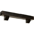 thumbnail image 1 of Ekena Millwork 6"H x 6"D x 60"W Rough Sawn Faux Wood Fireplace Mantel Kit with Ashford Corbels, Premium Aged, 1 of 12