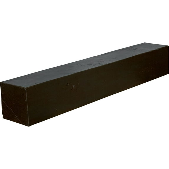 Ekena Millwork 6"H x 8"D x 36"W Knotty Pine Faux Wood Fireplace Mantel, Natural Ash