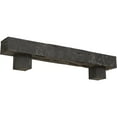 thumbnail image 1 of Ekena Millwork 6"H x 8"D x 60"W Pecky Cypress Faux Wood Fireplace Mantel Kit w/ Alamo Corbels, Aged Cedar, 1 of 10