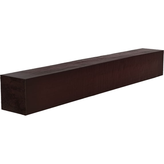 Ekena Millwork 6"H x 8"D x 72"W Rough Cedar Faux Wood Fireplace Mantel, Premium Cherry