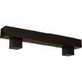 thumbnail image 1 of Ekena Millwork 6"H x 8"D x 72"W Rough Sawn Faux Wood Fireplace Mantel Kit w/ Alamo Corbels, Premium Hickory, 1 of 10
