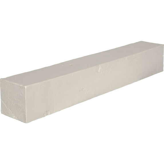 Ekena Millwork 6"H x 8"D x 84"W Knotty Pine Faux Wood Fireplace Mantel, Factory Prepped