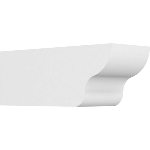 Ekena Millwork 6"W X 6"H X 16"L Standard Greensboro Architectural Grade PVC Rafter Tail